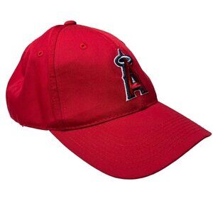 Los Angeles Angels Hat Mens Strap Back Red‎ Embroidered MLB Cap